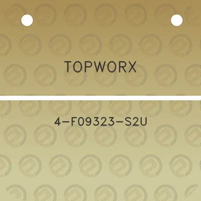 topworx-4-f09323-s2u