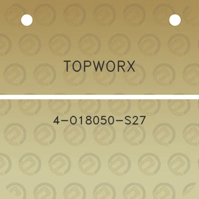 topworx-4-o18050-s27