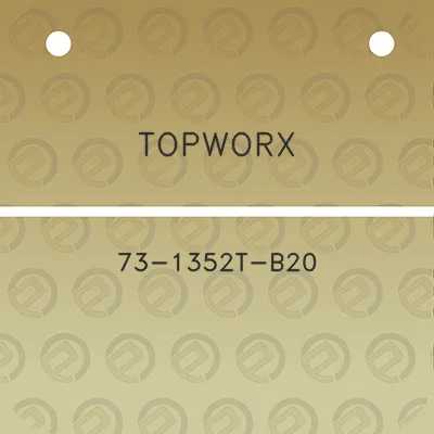 topworx-73-1352t-b20