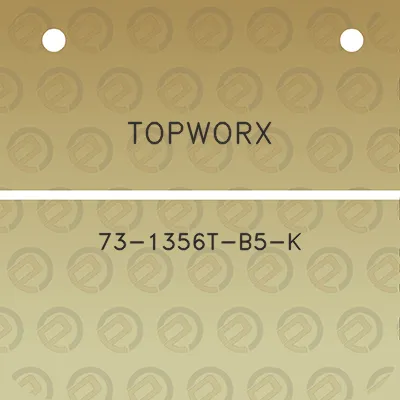 topworx-73-1356t-b5-k