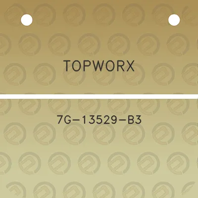 topworx-7g-13529-b3