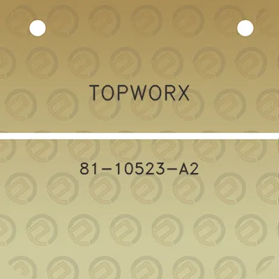 topworx-81-10523-a2