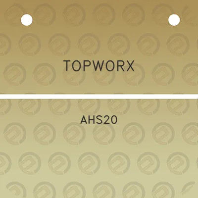 topworx-ahs20