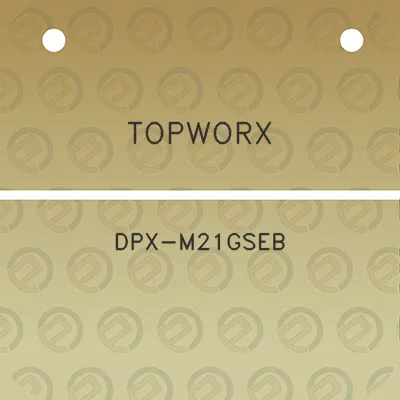 topworx-dpx-m21gseb