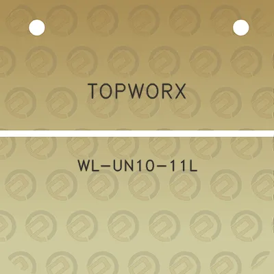 topworx-wl-un10-11l