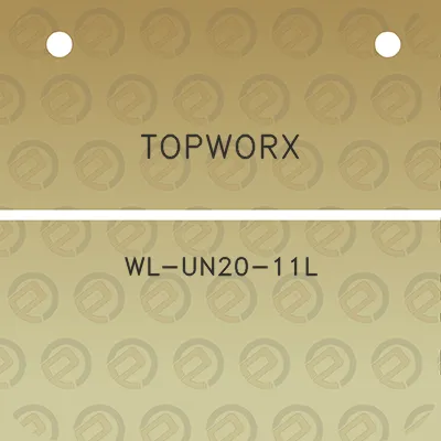 topworx-wl-un20-11l