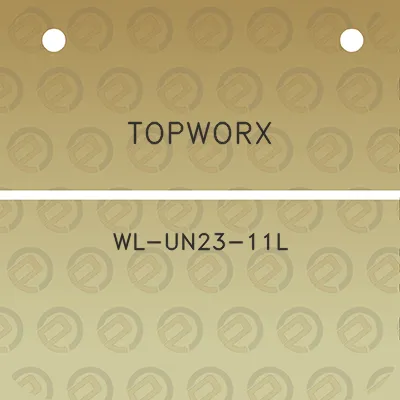 topworx-wl-un23-11l