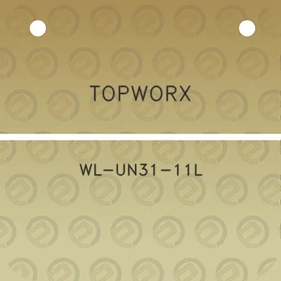 topworx-wl-un31-11l