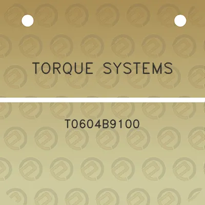 torque-systems-t0604b9100