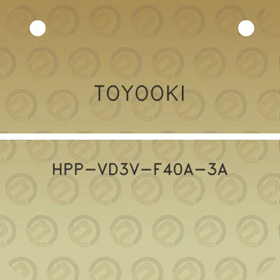 toyooki-hpp-vd3v-f40a-3a