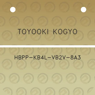 toyooki-kogyo-hbpp-kb4l-vb2v-8a3