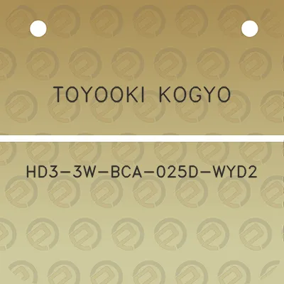 toyooki-kogyo-hd3-3w-bca-025d-wyd2