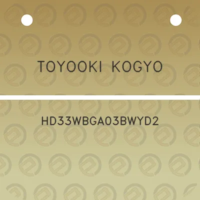 toyooki-kogyo-hd33wbga03bwyd2