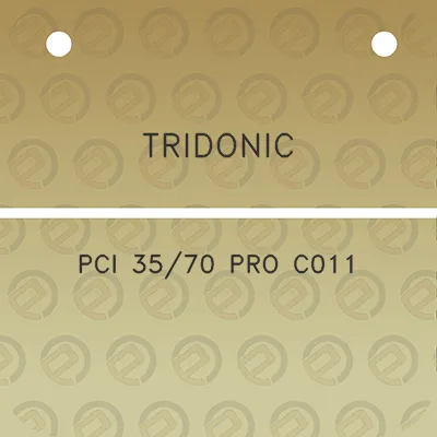 tridonic-pci-3570-pro-c011