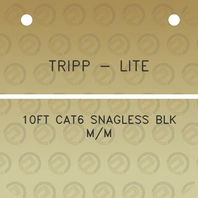 tripp-lite-10ft-cat6-snagless-blk-mm