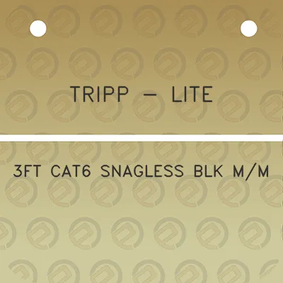 tripp-lite-3ft-cat6-snagless-blk-mm