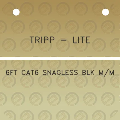 tripp-lite-6ft-cat6-snagless-blk-mm