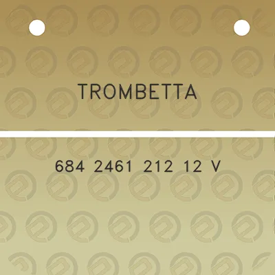 trombetta-684-2461-212-12-v