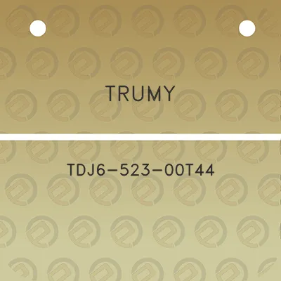 trumy-tdj6-523-00t44