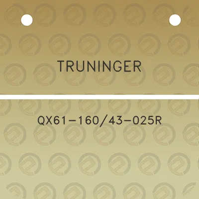 truninger-qx61-16043-025r