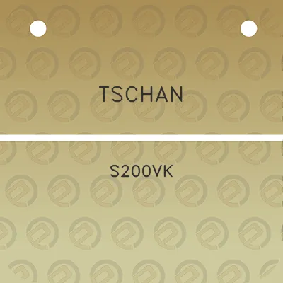 tschan-s200vk