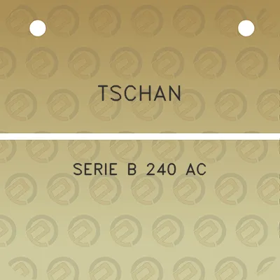 tschan-serie-b-240-ac