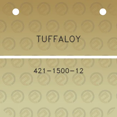 tuffaloy-421-1500-12