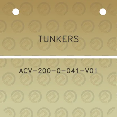 tunkers-acv-200-0-041-v01