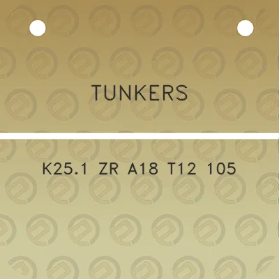 tunkers-k251-zr-a18-t12-105