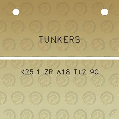 tunkers-k251-zr-a18-t12-90