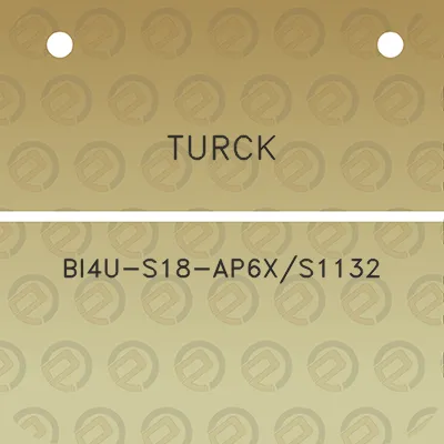 turck-bi4u-s18-ap6xs1132