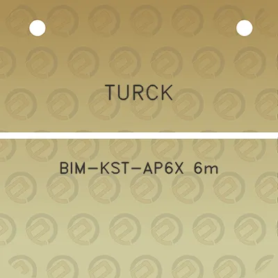 turck-bim-kst-ap6x-6m