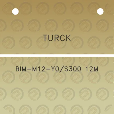 turck-bim-m12-y0s300-12m