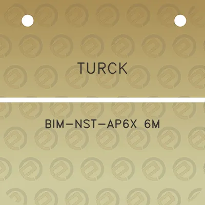 turck-bim-nst-ap6x-6m