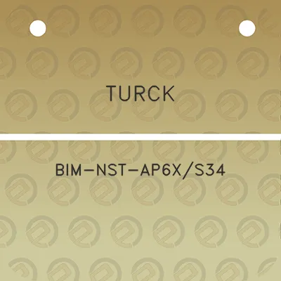 turck-bim-nst-ap6xs34