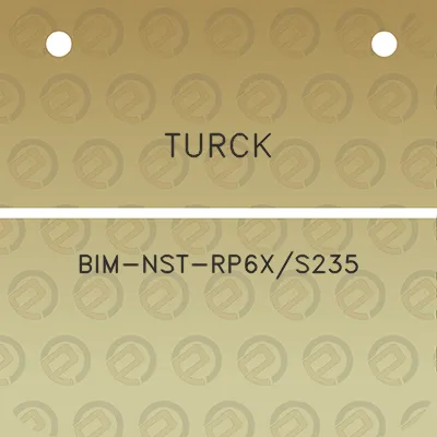 turck-bim-nst-rp6xs235