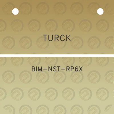 turck-bim-nst-rp6x