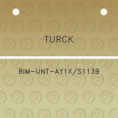 turck-bim-unt-ay1xs1139