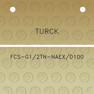 turck-fcs-g12tn-naexd100