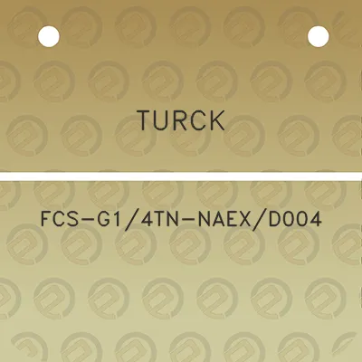 turck-fcs-g14tn-naexd004