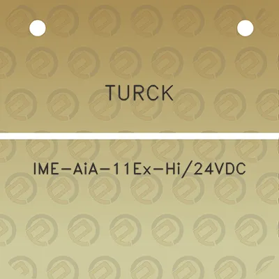 turck-ime-aia-11ex-hi24vdc