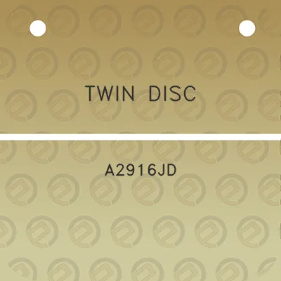 twin-disc-a2916jd