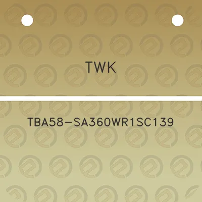 twk-tba58-sa360wr1sc139