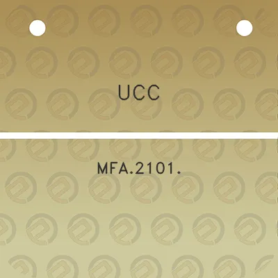 ucc-mfa2101