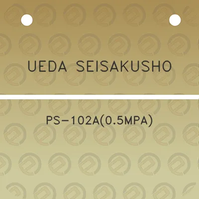 ueda-seisakusho-ps-102a05mpa