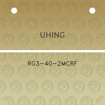 uhing-rg3-40-2mcrf