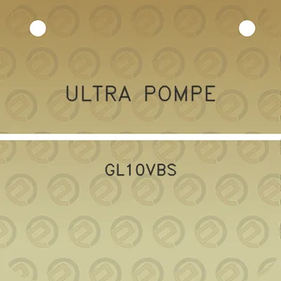 ultra-pompe-gl10vbs