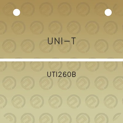 uni-t-uti260b