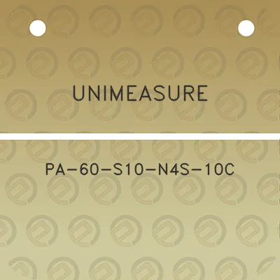 unimeasure-pa-60-s10-n4s-10c