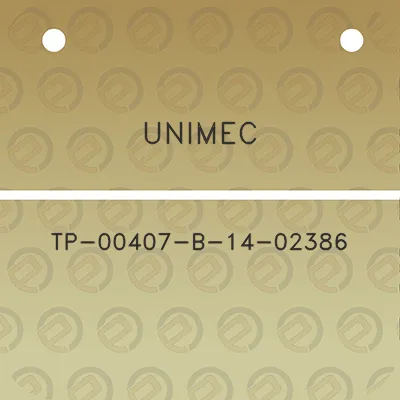 unimec-tp-00407-b-14-02386